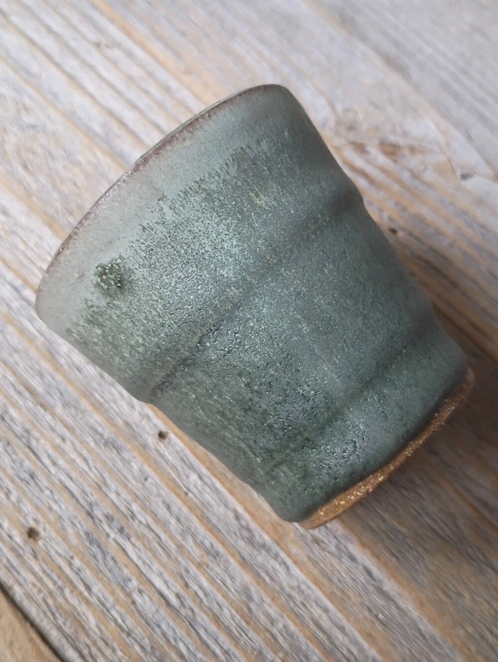 Small Handmade Ceramic Wine Or Whiskey Cup